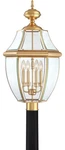 Quoizel Lighting - Three Outdoor Post Lantern Newbury. Fixed Price $600.00.