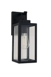 Craftmade ZA6804 Marin 14" Tall Outdoor Wall Sconce - Black. Fixed Price $92.70.