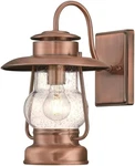Westinghouse 6373100 Santa Fe One-light Outdoor Wall Lantern, Washed Copper Fini. Fixed Price $160.99.