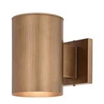 Vaxcel Chiasso 1 7.25" Outdoor Wall Light, Warm Brass - T0587. Fixed Price $79.99.