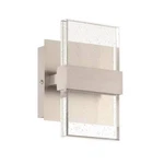 Home Decorators Collection Alberson 2-LIGHT Chrome Led Bubble Glass Wall Sconce. Fixed Price $32.99.