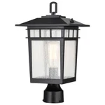 Nuvo 60-5953 Light 16" Outdoor Black Post Lantern W/ Clear Seeded Glass. Fixed Price $123.99.
