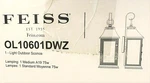Feiss OL10601DWZ Shepherd Light 19 Dark Weathered Zinc Outdoor Wall Sconce. Fixed Price $199.99.