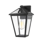 Z-lite Talbot 1 Light Outdoor Medium Sconce, Black 579M-BK. Fixed Price $242.00.