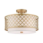 New Livex Lighting 41108-33 Arabesque Semi-flush Mount Soft Gold Ceiling. Fixed Price $190.00.