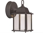 Cordelia Exterior Led Wall Sconce Black 4-1/2" 8-1/2" H 6" 3000K-. Fixed Price $17.99.