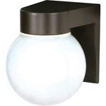Nuvo Lighting 8" Utility Wall Mount W/ White Glass, Bronzotic SF77-141. Fixed Price $33.99.