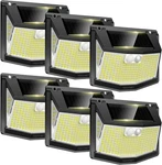Tecknet 248 Led Solar Lights Outdoor Motion Sensor 6 Pack, 300 Angle & Lighti. Fixed Price $42.79.