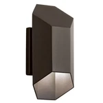 Kichler Estella 1 Outdoor Wall Light, Small, Black - 49607BKLED. Fixed Price $354.99.