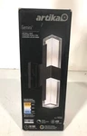 Artika Gemini Black Modern Cct Integrated Led Outdoor Wall Sconce 11 In. New. Fixed Price $59.99.