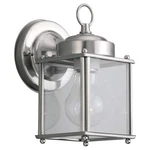 Generation Lighting New Castle 1-LIGHT Brushed Nickel Wall Lantern Sconce. Fixed Price $22.99.
