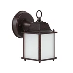 Sunset Traditional 8" 1-LIGHT Exterior Frost Glass Rubbed Bronze Finish F79. Fixed Price $49.99.