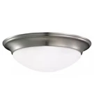 Light Fixture Sea Gull Nash 14" Flush Mount, Brushed Nickel, 75435-962. Fixed Price $27.95.