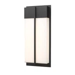 Z-lite Nyx 2 18" Outdoor Wall Light, Black/gloss Opal 5014M-BK-LED. Fixed Price $284.00.
