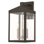 Livex Nyack 3 Light Outdoor Wall Lantern In Black, 8.25"W 17.5"H 20584-04. Fixed Price $449.96.