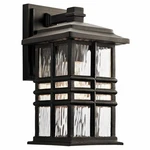 -1 Light Outdoor Wall Sconce-with Arts And Crafts/mission INSPIRATIONS-6.5. Fixed Price $104.95.