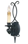 World Imports Ellenwood Single Light Wall Sconce Wrought Iron Black. Fixed Price $39.95.