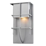 Z-lite Stillwater Light Outdoor, 5.25X10X19", Silver 558B-SL-LED. Fixed Price $119.99.