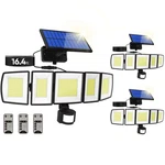 Solar Motion Lights Outdoor With 16.4FT Cable, 3000LM Ultra-bright Led Secu.... Fixed Price $111.98.