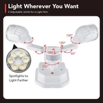 Orein Motion Sensor Flood Lights, 450 Dimmable, OL3600140 - White (hardwired). Fixed Price $31.71.