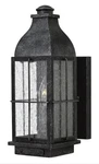 Nos Hinkley Bingham Outdoor Wall Mount Lantern Seedy Glass 2040GS Caged. Fixed Price $129.00.