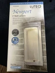 Lutec Coastal Newport White Outdoor Integrated Led Wall Lantern Sconce. Fixed Price $35.00.