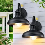 Dusk To Dawn Gooseneck Outdoor Fixtures, 2-PACK Farmhouse Barn Lights For. Fixed Price $66.79.