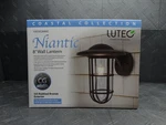 Lutec Coastal Niantic 1-LIGHT Oil Rubbed Bronze Outdoor Wall Lantern Sconce. Fixed Price $42.99.