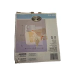Hampton Bay Motion Sensing Security Exterior Wall Lantern White Finish. Fixed Price $18.99.