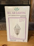 Nib Bel Air Lighting 54532 Cast Aluminum Seedy Glass Outdoor Lantern 17 3/4. Fixed Price $6.99.
