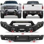 Front/rear Bumper Ford F250 F350 F450 Super Duty 11-16 + Led Lights & D-ring. Fixed Price $398.19.