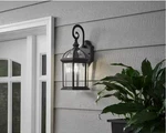 Hampton Bay Wickford 15.4 In. 1-LIGHT Weathered Bronze Outdoor Lantern (2-PACK). Fixed Price $59.80.