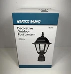 Nuvo Lighting 60/548 Briton 14IN Textured Black Outdoor Post Lantern. Fixed Price $44.99.