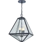 Crystorama GLA-9705-WT-BC Glacier Outdoor Pendant Chandeller Black Charcoal. Fixed Price $448.00.