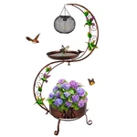 Solar With Lantern, Vintage Copper Flower Planter Me.... Fixed Price $86.91.