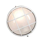Access Lighting Nauticus White Outdoor Bulkhead W/ Frosted Glass Shade. Fixed Price $25.85.