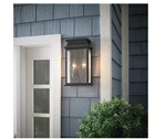 Home Decorators Sirrine 17.25" 2-LIGHT Black Outdoor Wall Fixture Sconce. Fixed Price $44.93.