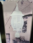 Hampton Bay 3-LIGHT White Outdoor Lamp Exterior Post Lantern 240334 Aluminum. Fixed Price $34.95.