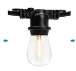 American Lighting LS-MS-24-100-BK Commercial Grade String 50 Sockets 100FT. Fixed Price $250.00.