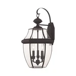 Monterey - 3 Light Outdoor Wall Lantern Traditional Style 12.5 Inches Wide. Fixed Price $335.96.