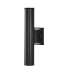 Home Decorators Collection Riga 13.94" Black Led Outdoor Wall Cylinder Sconce. Fixed Price $24.90.