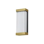 ET2 E30230-122 Acropolis 14" Tall Led Outdoor Wall Sconce Brass. Fixed Price $223.20.