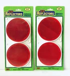 Hy-ko (4 Reflectors) 1/4" Nail-on CDRF-3R Red. Fixed Price $14.99.