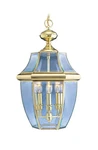Livex Lighting 2355-02 Monterey 3-LIGHT Outdoor Hanging Lantern, Polished Brass. Fixed Price $392.15.