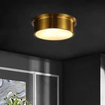 Reyna Brass 3-LIGHT Flush Mount Ceiling With Led Bulbs By. Fixed Price $118.99.