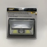 Zone 450 Lumens Solar Powered Sensor Wall Light Item # 9734138 Nib. Fixed Price $11.99.