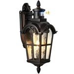 Vianis Motion Sensor Outdoor Light For House With Gold Trim. Fixed Price $35.99.