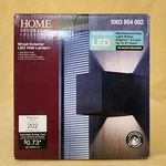 Home Decorators Collection Small Exterior Led Wall Lantern Sand Black Finish. Fixed Price $53.00.