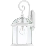 Nuvo Boxwood Light 19" Outdoor Wall W/ Clear Beveled Glass, White 60-4964. Fixed Price $111.99.