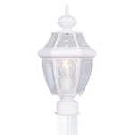 Livex Lighting Monterey Outdoor Post Head White. Fixed Price $163.64.